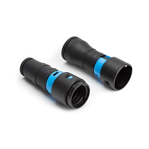 Cen-Tec Systems 94247 Quick Click Two Piece Power Tool Dust Extraction Adaptor Set (25, 35, 38 and 48mm) Compatible with Bosch, Festool, DeWalt, Milwaukee, Festool, Fein, Hitachi, Einhell and Others Cover