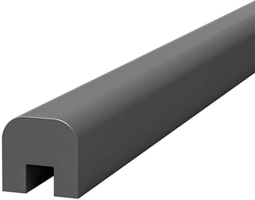 Qxmiguel Holzhandläufe for Treppen, Glasgeländer auf der Oberseite, Glasgeländer auf der Oberseite, Kanalkappenschienen-Kartenschlitzlänge kann individuell angepasst Werden(Grey,80c) Qxmiguel Holzhandläufe for Treppen, Glasgeländer auf der Oberseite, Glasgeländer auf der Oberseite, Kanalkappenschienen-Kartenschlitzlänge kann individuell angepasst Werden(Grey,80c)