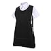 MISEMIYA - Delantal Impermeable Uniforme ESTÉTICA Laboral Limpieza CLINICA Hospital Veterinaria SANIDAD Médico Enfermera - Ref.868 - XL, Delantal Limpieza 868-1 Negro