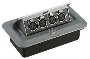 Boitier de sol, 4 prises XLR BPSCA - AV16212