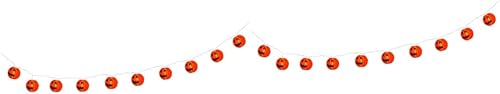 Uonlytech 2 juegos de calabaza linterna iluminación cadena cadena cadena luces al aire libre Bling decoración de la habitación luces LED calabaza