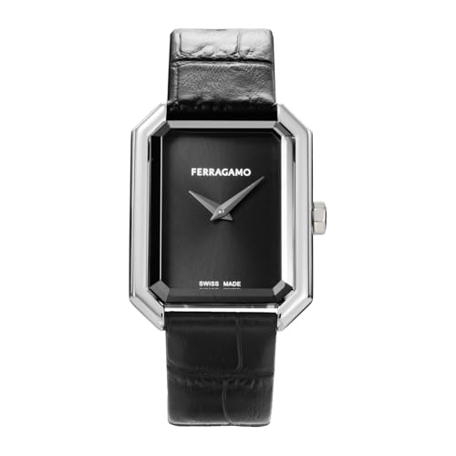 [Ferragamo] レディース 腕時計 フェラガモ クリスタルタンク SFS800124 クォーツ 3気圧防水 サファイアガラス ブラック文字盤 ステンレススチール [並行輸入品] (B0FY2H66VX) Amazon価格推移・価格追跡