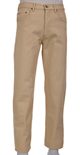 Eagle Blue Jeans - Men Basic Work Color Denim Jeans Straight Leg fit