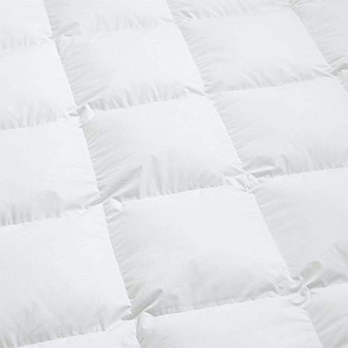 Image of LINENWALAS 90 /10, 30 /70, 50 /50 Feather and Goose Down Pillow - White (Double 90 inchx100 inch, Duvet)