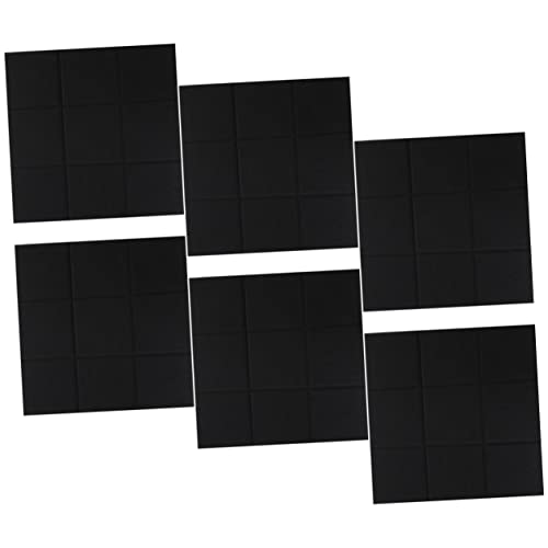 Holibanna 6pcs Paneles acústicos para estudio de grabación de fieltro para pared, paneles de insonorización para reducción de ruido miniatura 1