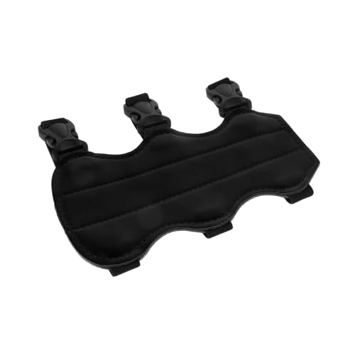 BRIGHTFUFU Adjustable Arm Guard Three Strap Camo Material Arm Protector for Recurve Shooting Comfortable Arm Cover for Practice and Hunting