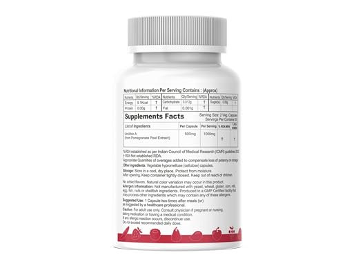 FRUITPILL LeeWell Urolithin A 500mg, 60 Vegetable Capsules 60 Count - Image 3