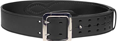 Black Leather Reinforced Leather Duty Belt 2'', Size S (29.5