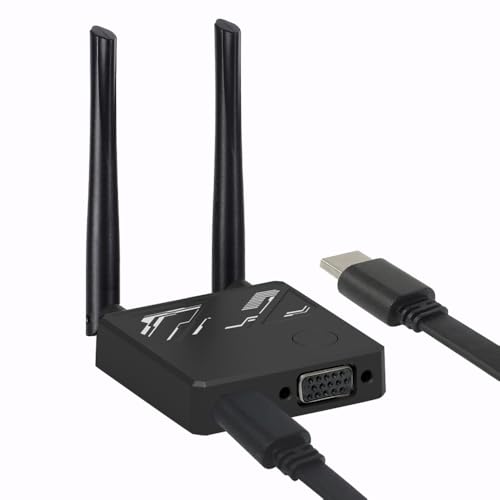 Wireless HDMI Display Dongle Adapter, 4K Decoding 1080P Output, 2.4G/5G HDMI Wireless Transmitter, Plug and Play, for projecting Laptop, PC, iPhone, iPad, Tablet, Mac to HDTVs,/Projectors/Monitors.