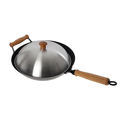 Joyce Chen 22-9938, Pro Chef 14 Inch 10 Piece Excalibur Non-Stick Wok Set