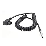 SZRMCC D-tap to 0B 2ピンオスコイル電源ケーブル（Teradekボルト用）ARRI RED Paralinx Preston Transvideo SmallHD (Straight)