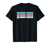 Photo Gallery queer here lgbt orgoglio non binario genere neutral pride mese maglietta Photo Gallery queer here lgbt orgoglio non binario genere neutral pride mese maglietta