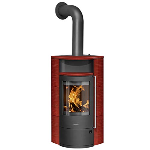 Preisvergleich Produktbild ORANIER Polar Neo Eck Keramik Paprikarot, Korpus Stahl Schwarz