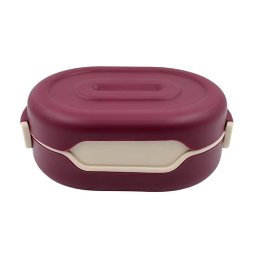 Image of Airtight Food Grade Tiffin Box with 2 in 1 Spoon and 2 Compartment