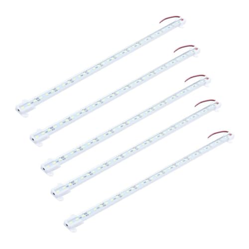 Ohulelks 5 Tiras de Luces LED de 12 V para Mercado Nocturno, Tubo de Luz para Automóvil con Batería de 24 V