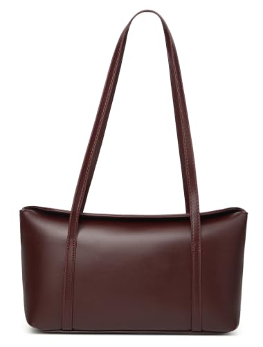 Image of Slouchy PU Leather Hobo Bags Women Retro Trendy Underarm Shoulder Bag Cute Crescent Crossbody Purses Travel Tote Handbag 2026