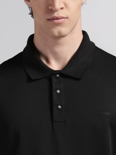 Image of Solid Regular fit Cotton Polo t-Shirt