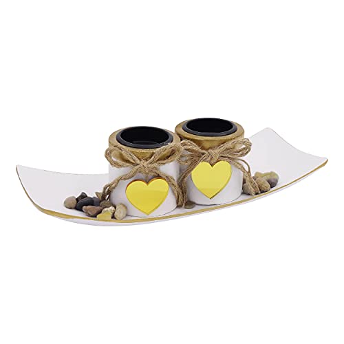 TTdayup Juego de candelabros Love-Heart Cover