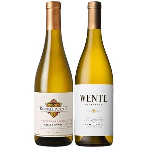 USA Californian Chardonnay White Wine Duo 2 x 75cl - Kendall Jackson & Wente Vineyards Cover