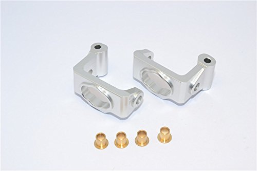 GPM for HPI Sprint 2 Upgrade Parts Aluminum Front C-Hub - 1Pr Silver