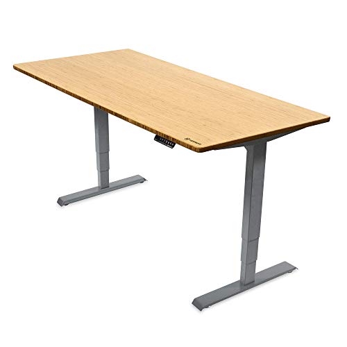 ® Elektrisch höhenverstellbarer Schreibtisch | 5 Jahre Garantie | Ergonomischer Steh-Sitz Tisch mit Memory Funktion | Beugt Rückenschmerzen