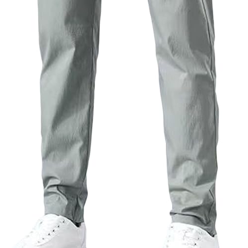 Mens Dress Pants Breathable Stretch Dress Golf Pants Blend Lightweight Slim-Fit Straight Leg Trousers Suit Pants4