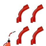 4 Pack Hose Bender for Racing Fuel Jug Hose, Gas Cans - Compatible with VP, Sportsman, Rural King and more. Provides the Ideal Bend for Your Fuel Hose (Red)