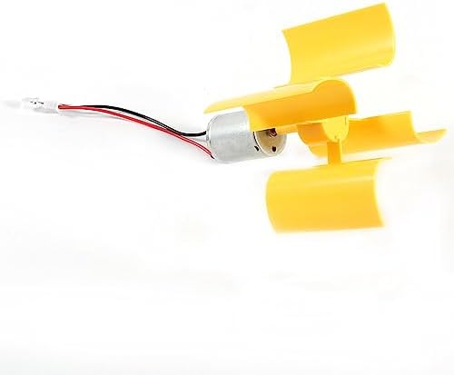 Micro Vertical Wind Turbines, 100 to 6000RPM DC Small Blades Motor Breeze Electricity Mini Blade Generator 0.1V to 5.5V DIY Teaching Physical Power Generation Principle Science Education Experiment