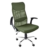 【床傷防止！PUキャスター】タンスのゲン オフィスチェア 腰楽ランバーサポート 跳ね上げ式アームレスト ハイバック メッシュ ロッキング 360度回転 座面昇降 椅子 31500015(99240)