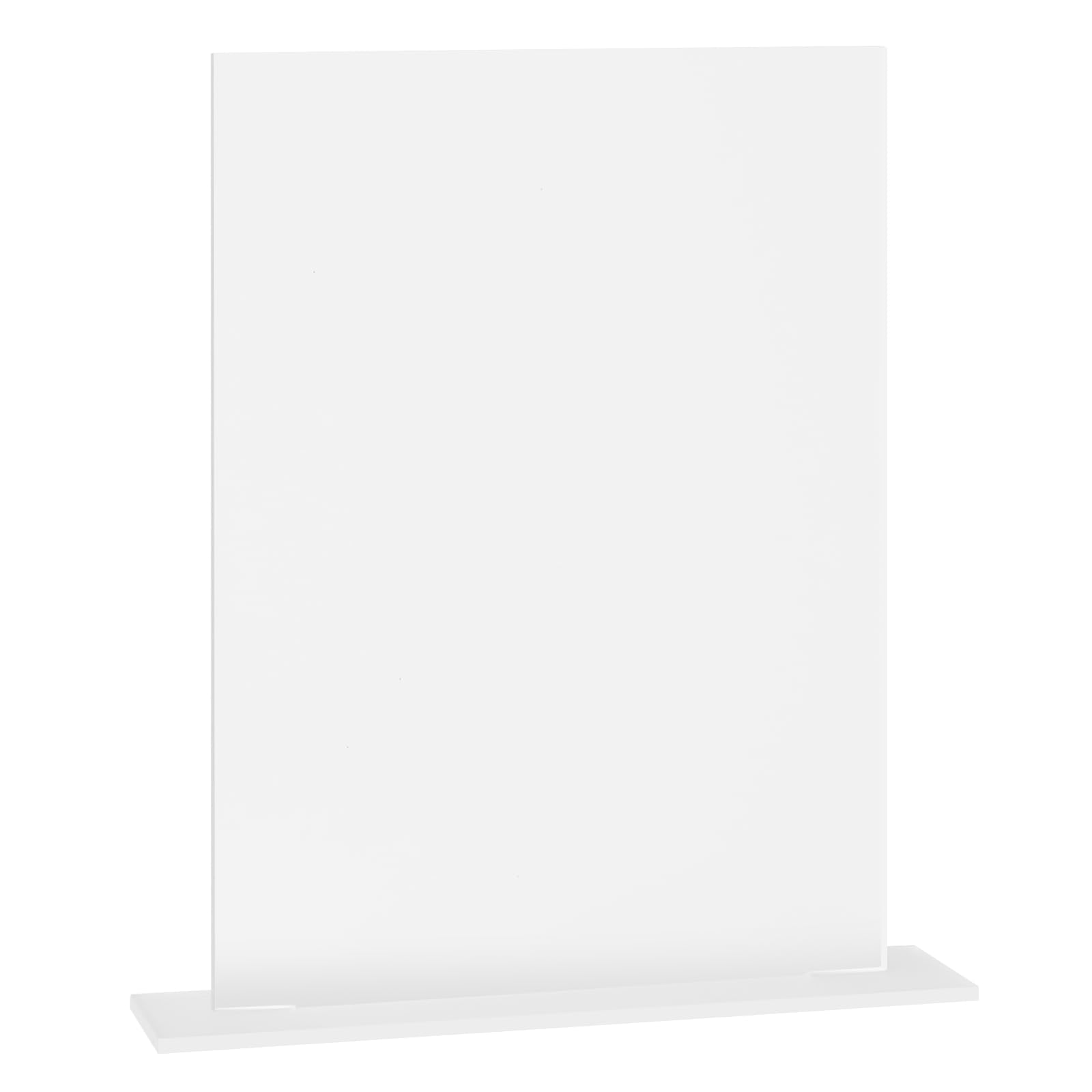 Acrylschild mit Ständer, matt, 20,3 x 25,4 cm, 5 Stück, blanko, Acryl-Tischschilder und Sockel für selbstgemachte Hochzeitstischnummern, Hochzeitsbeschilderungen, Veranstaltungen und Partys