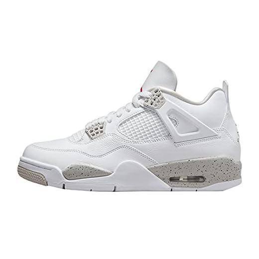 Jordan Mens Air Jordan 4 Retro CT8527 100 White Oreo - Size 10