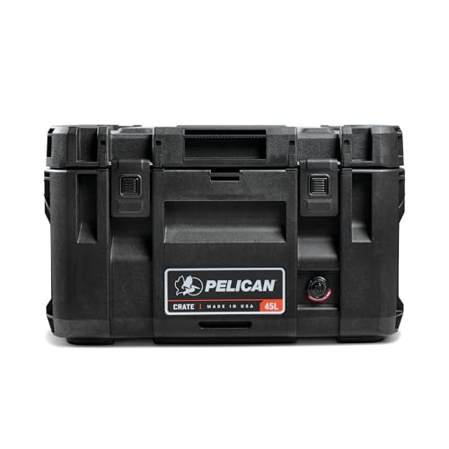 Pelican Crate - 45 Liter Storage Case - Cargo Box, Transport Case, Overland Case (Black) - image 1