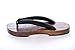 K-G-50-2 Negro Original Japón Geta Sandalias Madera Oscuro Tabi Kimono Geisha Kendo Samurai Chanclas Imagen de K-G-50-2 Negro Original Japón Geta Sandalias Madera Oscuro Tabi Kimono Geisha Kendo Samurai Chanclas