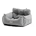 JSJJAUJ Haustierbett Haustiere Reise Autositz Universal Bett Pet Carrier Seat Nonlip Stepptier Haustier Träger Für Katze Hunde Outdoor Reise Hund Bett Auto Sitz Bett (Color : Type B Light Grey)