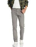 Leibhöhe: Mittel AG Adriano Goldschmied Herren The Tellis Modern Slim Leg Denim Pant Jeans, 7 Jahre Schwefel-Gusseisen, 56