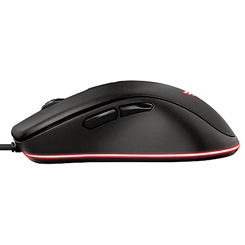 Trust Mouse Gaming GXT 930 Jacx, Illuminazione LED RGB Integrale, USB Plug & Play, con Filo, 6400 DPI, 6 Pulsanti Programmabili, Ergonomico, per PC/Computer/Mac, Nero - Mouse gaming - Immagine 6