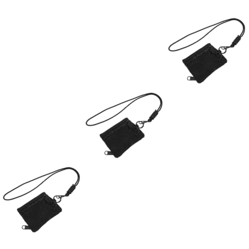 VILLCASE 3pcs Small Travel Wallet Multi-Function Hanging Pouch for Shopping Work Dad Husband