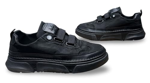Image of Casual Platform Sneakers for Men, Chunky Sole, Lace-up Design