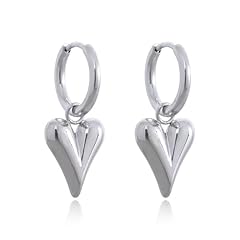 Silver Heart Earrings