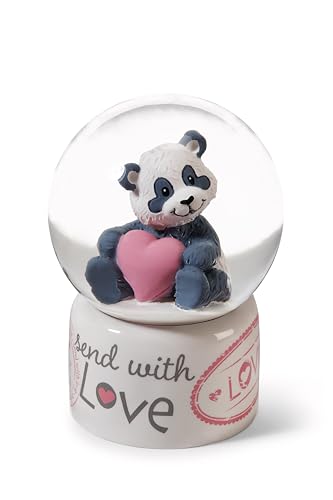 Kleine Schneekugel 28 NICI Schüttelkugel Love Panda 6.5cm - weiß - Deko-Zubehör,...
