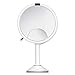 Simple Human Trio Miroir de capteur Rechargeable en Acier Inoxydable Blanc 20 cm