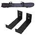 Kuuleyn Wall Mount Snowboard Rack,Alloy Steel Floating Storage Bracket,Home Garage Display 30lbs Bearing Heavy Duty Indoor Organizer Minimalist Design Ski Equipment Holder Space (L)