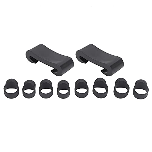 Juego de 8 Manguitos de Silicona para Dedos con 2 Soportes para Baquetas miniatura 6