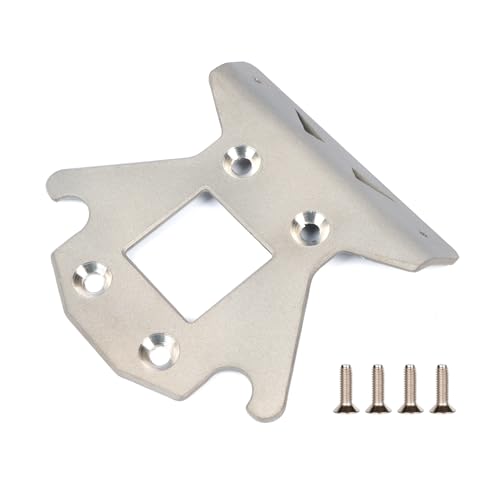 Image of Titanium Sparking Skid Plate Chassis Guard for Arrma 6S,Chassis Armor Undershield Protect | 1 /8 Talion /Typhon V4 V5 TLR /Kraton V4 V5 /Notorious V4 V5,2mm Thick Skid Plate Chassis Upgrade Part Bottom Cover-Titanium