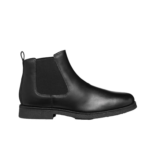 Veloce e facile da indossare Geox Uomo Claudio A, Scarpe Uomo, Nero, 45 EU