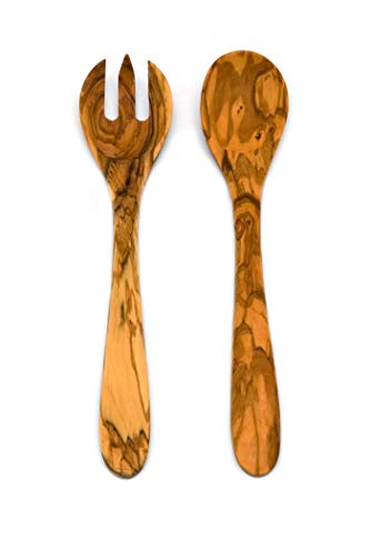 Preisvergleich Produktbild TNNature Exklusives Salatbesteck (Salatbesteck Olive)