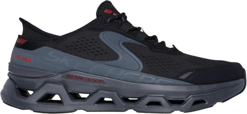 Skechers - Mens Glide-Step Altus Slip On Shoes, Color Black/Charcoal, Size: 8.5 W US4
