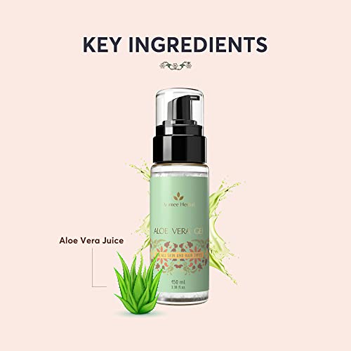 Avimee Herbal Pure Aloe Vera Gel | For Intense Moisturization | Fights Acne | Make Your Own DIY Masks | For Skin & Hair |150 ml - Image 2