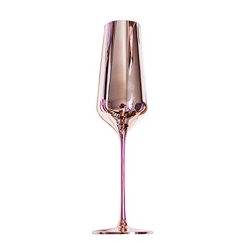 YILIAN Xiangbinbei Luxury Presidential Edition Bella Rosa Oro Rosa Calice Senza Piombo Cristallo Bicchiere da Vino Rosso Tazza di Champagne