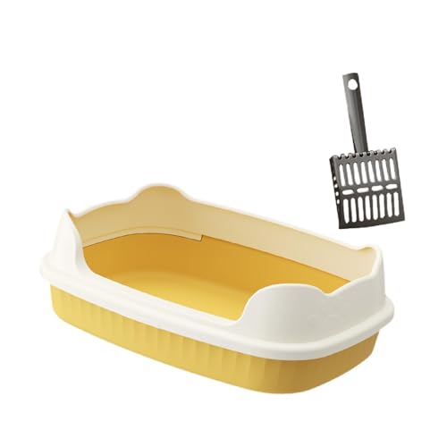Bandeja abierta para arena de gato fácil de limpiar miniatura 1